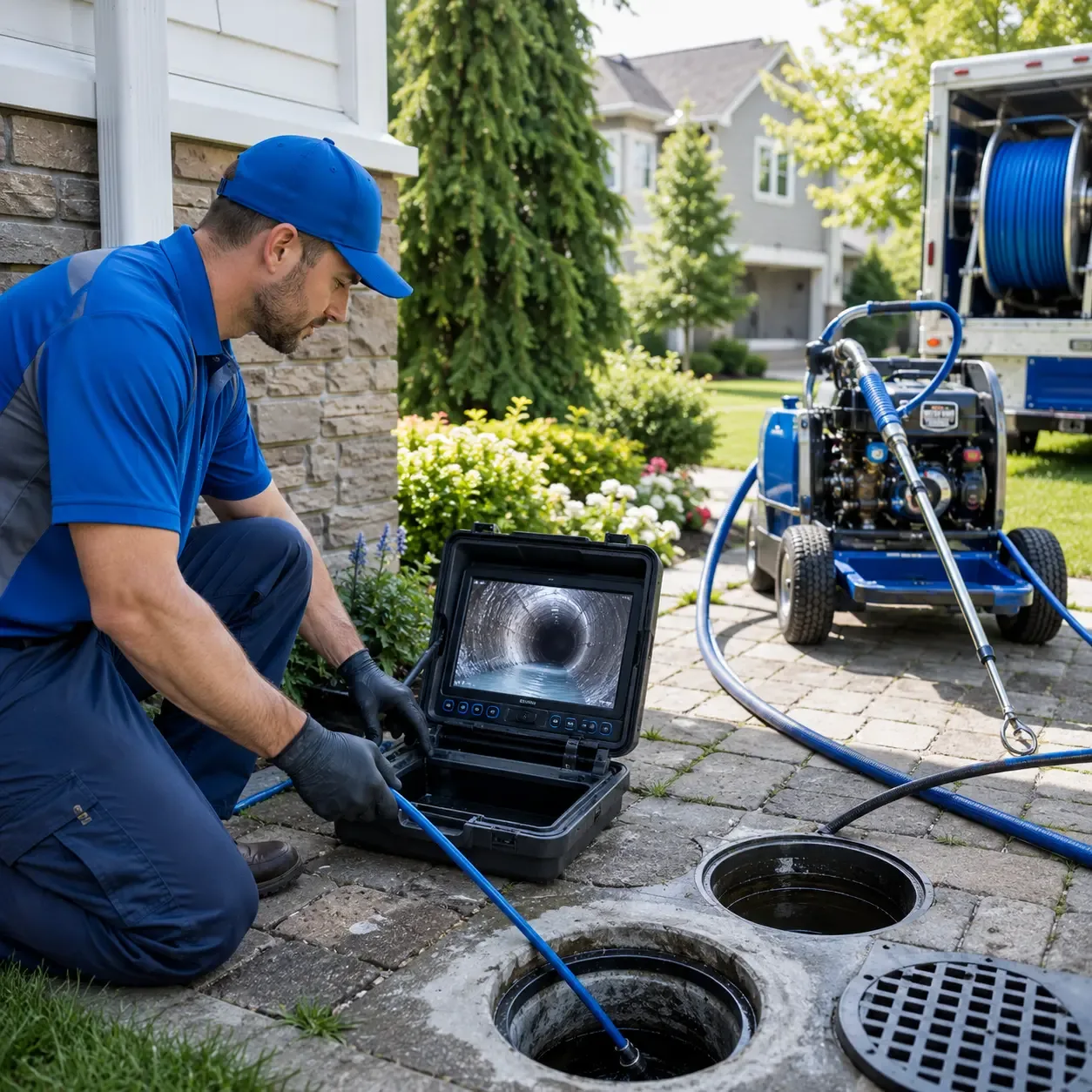 Outdoor drain cleaning professionals serving Meridian, OK
