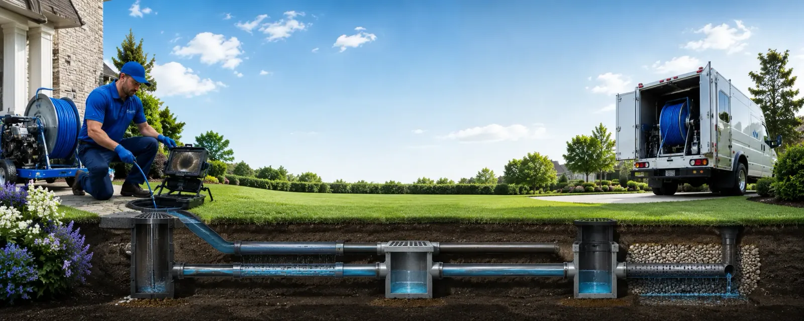 Outdoor drain cleaning information for Meridian, OK